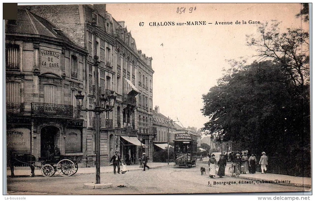51 CHALONS SUR MARNE - avenue de la gare