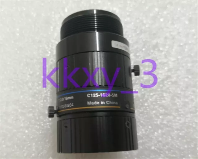 1 PCS BASLER C125-1620-5M 16MM 5 million pixel industrial lens tested