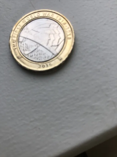 The First World War 1914 - 1918 Two Pound Coin 2016