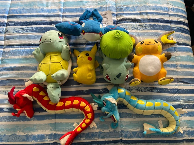 POK MON PLUSH TOYS Mixed Assortment Gyarados Pikachu Bulbasaur