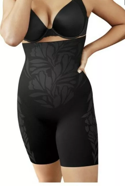 FLEXEES LYCRA  by  MAIDENFORM Size Large Fitsense Hi-Waist Sculpting Thigh Slim