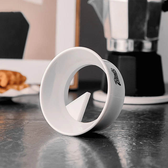 Coffee Tamper for Moka Pot Rotary Powder Dosing Ring Coffee Distributor Level Sn
