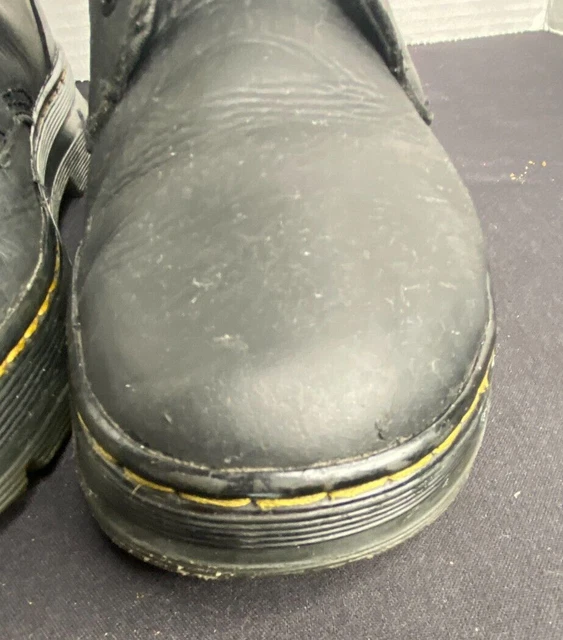 DR. MARTENS AW004 AirWair Combs Combat Boots Men's Size US 9 Black