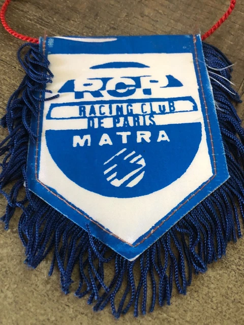Ancien Fanion Racing Club De Paris Matra RCP - Vintage Football Français