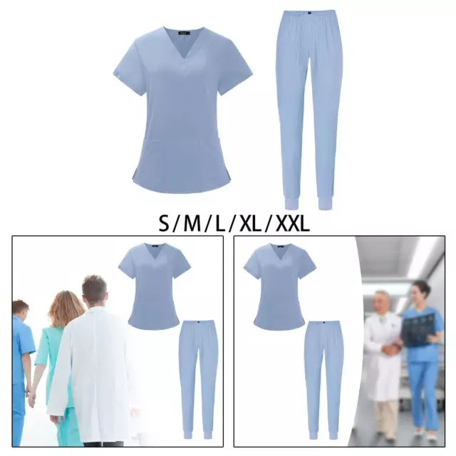Uniformen Scrub Set Krankenschwester Top Hosen für Kosmetologie Schönheit