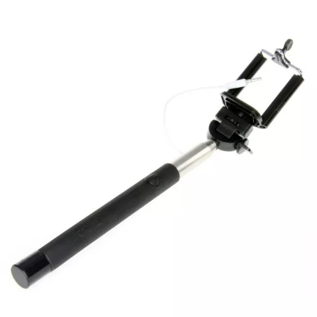 Adjustable Extendable Handheld Remote Selfie Stick Monopod For iPhone Samsung