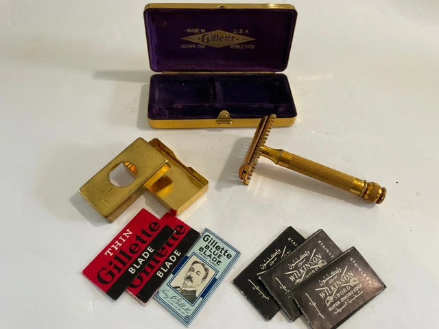 Vintage Gillette Safety Razor Lot (14) 6