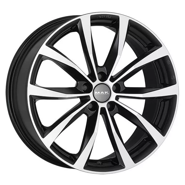 Jantes Roues Mak Wolf Pour Audi A3 Cabriolet 7.5X17 5X112 Black Mirror Qeh