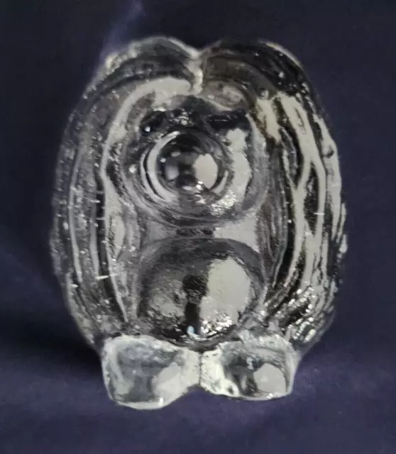 Bergdala Art Glass Troll Paperweight 3" Figurine - Made in Sweden