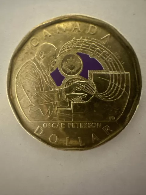 Canada $1 Oscar Peterson 2022