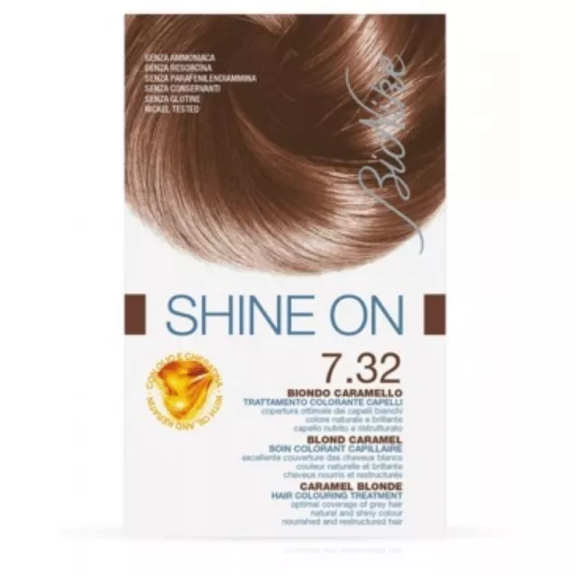 BIONIKE Shine On - Hair dye N. 7:32 caramel blonde