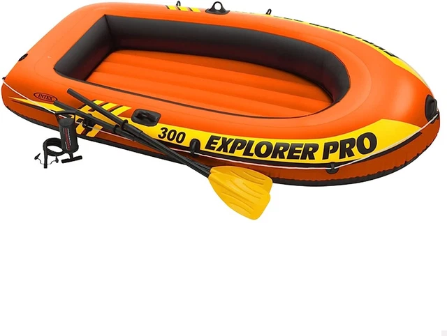 Bateau Set Explorer Pro 300 244 x 117 x 36 cm. Livré avec Rames et Gonfleur
