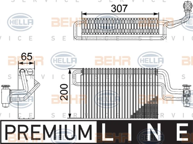 Vaporizzatore, Aria condizionata BEHR HELLA SERVICE *** PREMIUM LINE *** 8FV 351 336-111