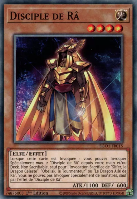 Yu Gi Oh ! Disciple de Râ EGO1-FR015 Commune / VF