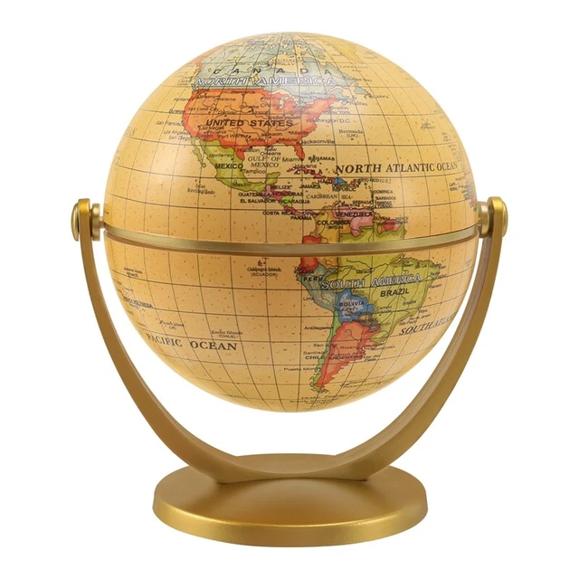 Archaistisch Rotierende Welt Erde Haus Buero Desktop Dekor Geographie PäDag J5S6