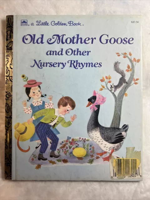Vintage A Little Golden Book Old Mother Goose & Other Nursery Rhymes #1169
