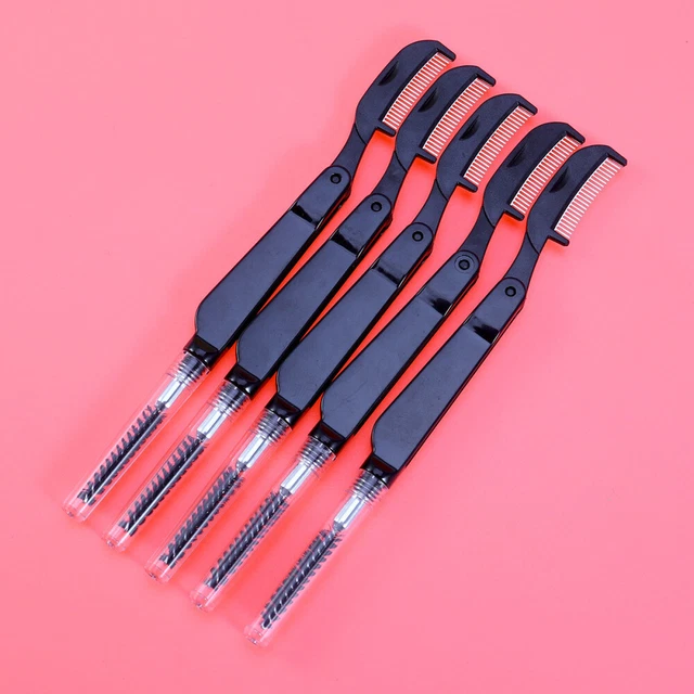 3 pz spazzola per ciglia in acciaio inox sopracciglia pettine spazzola trucco strumento bacchette mascara