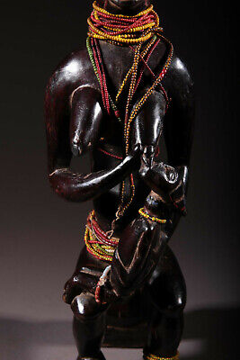 Art African Statue Koulango Of Maternity 1906 3