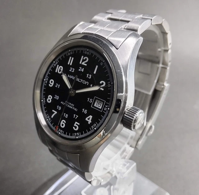 HAMILTON H704450 KHAKI automatic field Silver Men s watch