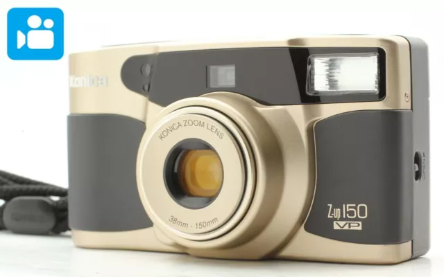 🎦VIDEO👀[MINT] KONICA Z-up 150 VP 35-mm-Point & Shoot-Filmkamera aus JAPAN