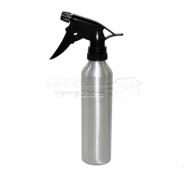 5X Silver 300Ml Hairdresser Aluminium Water Spray Bottle Hair Salon Pump Sprayer