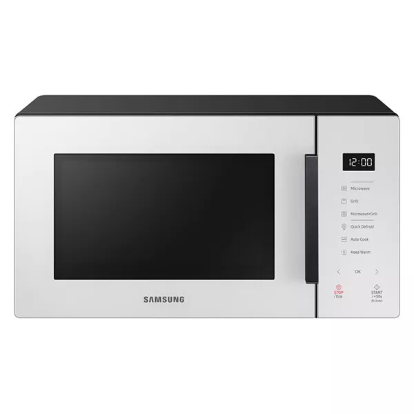 Samsung MG23T5018GE Blanc, Grill Micro-Ondes Cuisine Saine SUR MESURE avec Cuise