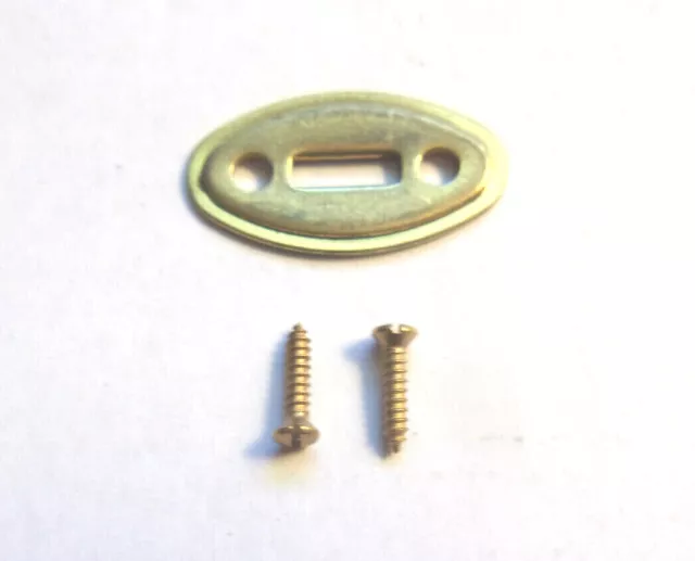 Wow! - T/C Brass Escutcheon w/Screws - Fits Thompson Center Hawken - Nice!