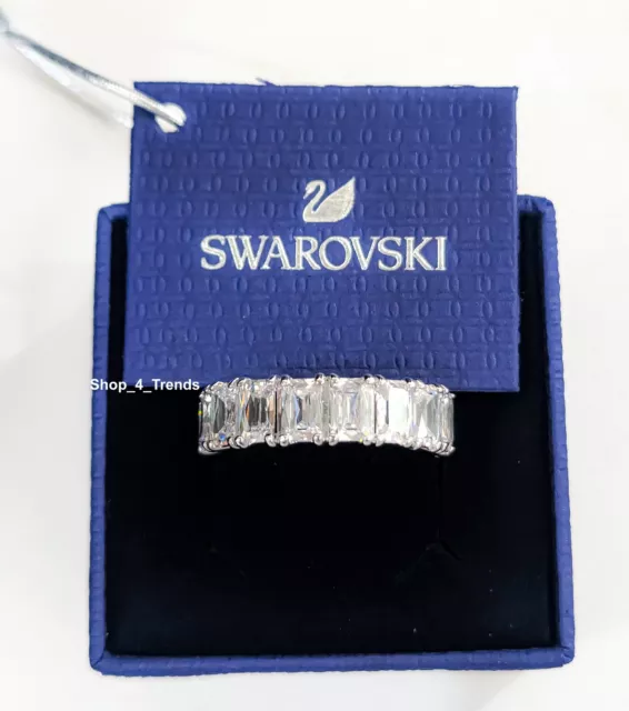 New in Gift Box 100% SWAROVSKI 5572686 Crystals Vittore Cocktail Ring Band 8 58 2