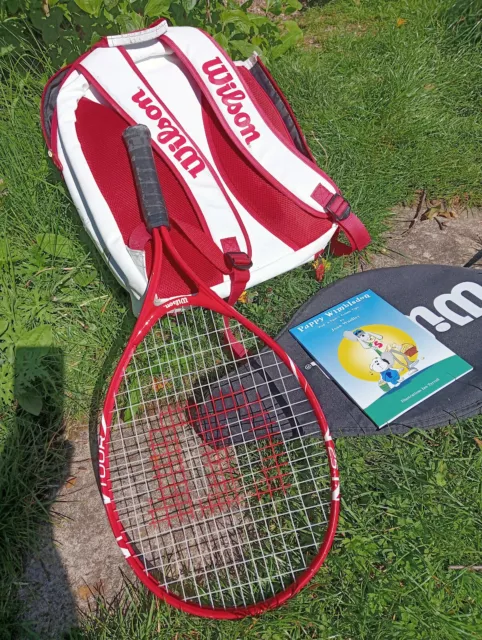 Wilson Tennis racket general sports bag + free racket + free coaching book