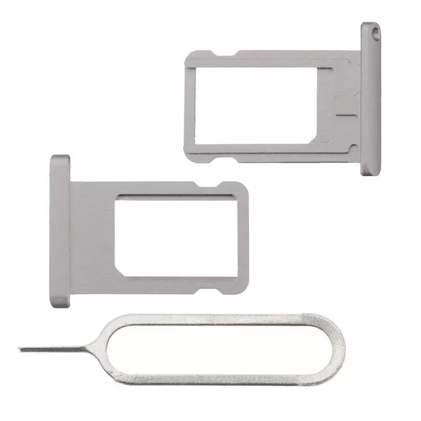 For Apple iPad 6/Air 2 Metal Sim Card Tray Holder Grey + Ejector Pin 6th Gen