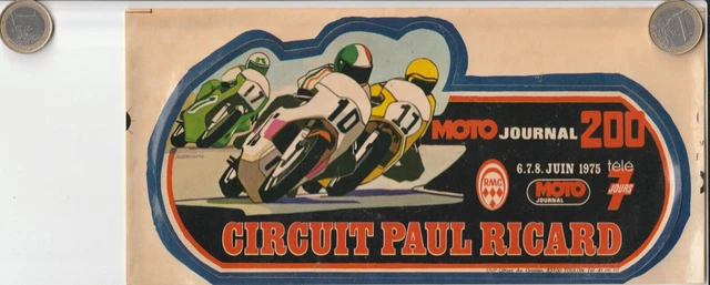 Sticker Circuit Paul Ricard F1 1978