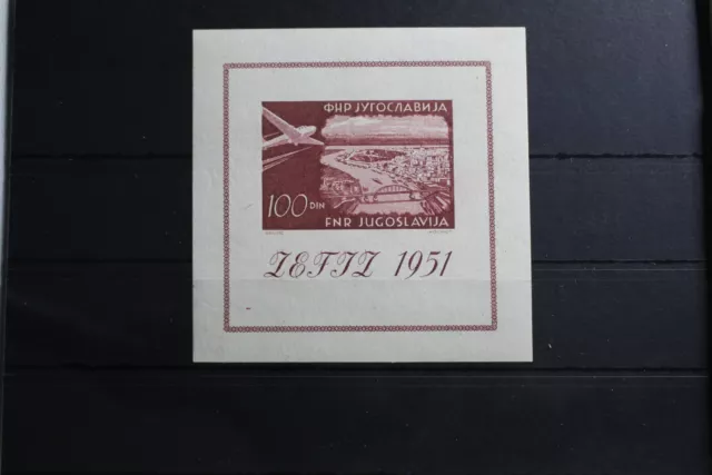 Jugoslawien Block 5 mit 654 postfrisch Flugzeug #RU845