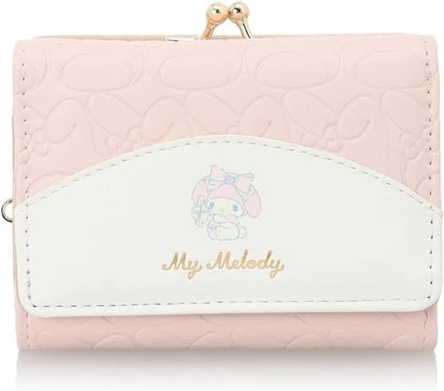 TOFBS Portafoglio Compatto Trifold Fiocco Decorativo Elegante Porta Carte Credito Monete Banconote Femminile Cucitura Precisa