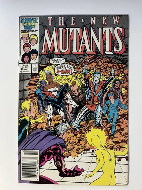 THE NEW MUTANTS - Vol 1 # 46 December  1986 Marvel Comics Comic Book X-men
