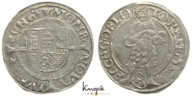 Lüneburg, Stadt, Doppelschilling 1530, Mader 115d, 3,79g., ss-vz