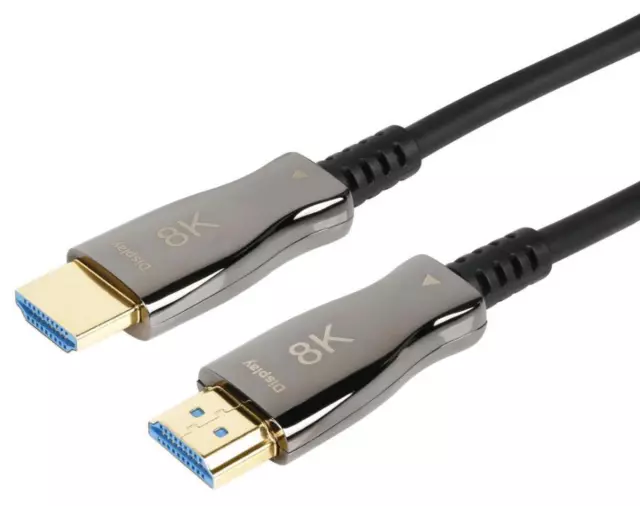 Haute Vitesse Aoc 8K UHD 48Gbps HDMI 2.1 Active Fibre Optique Câble 40M