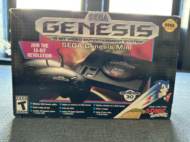 Sega Genesis Mini 16 Bit Video Entertainment System 2019 30th Anniversary Vers