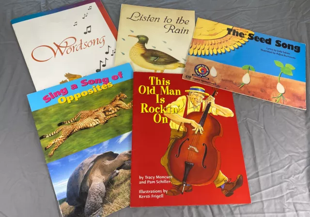 5 TEACHER BIG BOOK LOT Read Oversized Easel Kindergarten 1st Grade MUSIC THEME 5 TEACHER BIG BOOK LOT Read Oversized Easel Kindergarten 1st Grade MUSIC THEME