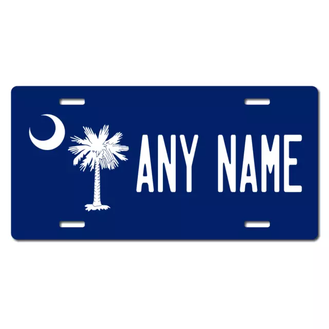 Personalized South Carolina License Plate for Bicycles, Kid's Bikes & Cars Ver 3