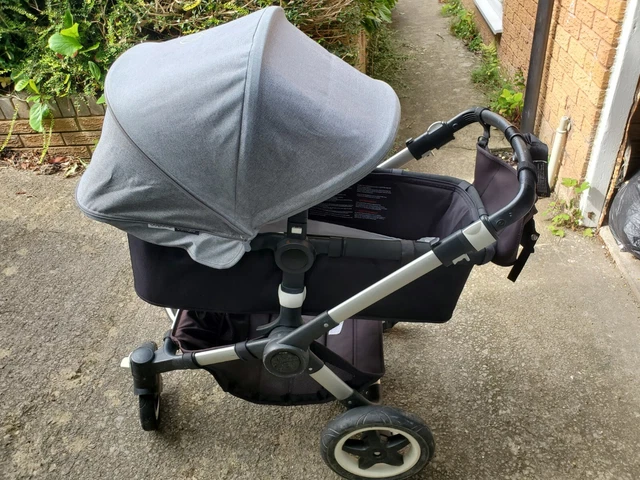 Bugaboo Buffalo Single Seat Stroller/Pushchair - Grey (With Extras)