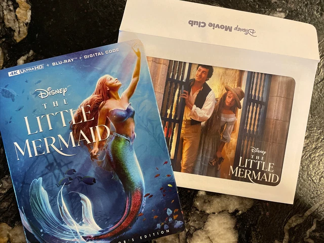 THE LITTLE MERMAID-LIVE Action,2023-4K UHD Disc & LE Lithograph Only,w