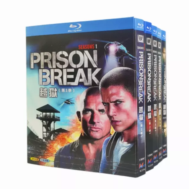 Prison Break Season 1-5 (2017)-Brand New Boxed Blu-ray HD TV series 12 Disc