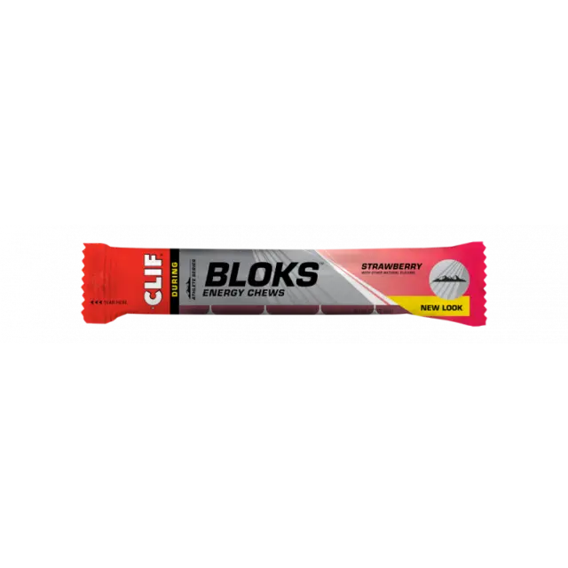 Clif Bloks Strawberry 18Pc