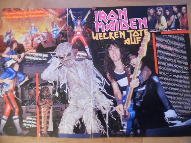 IRON MAIDEN --- 2x A4 Bravo Clipping B 736