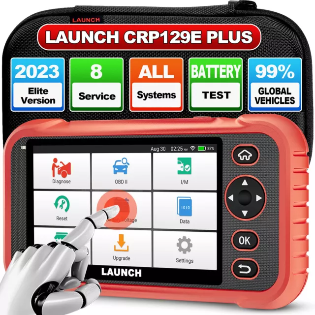 LAUNCH CRP129E Plus OBD2 Diagnosegerät Profi Autofehler Auslesegerät ALLE SYSTEM