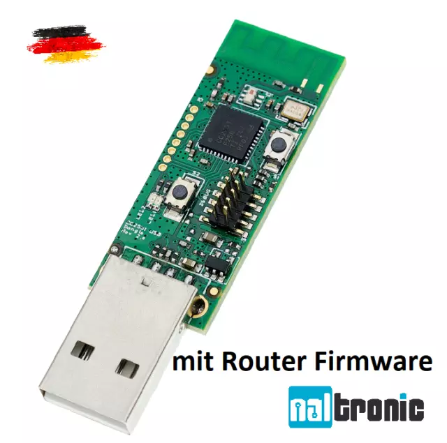 CC2531 ZigBee USB Stick für ioBroker, FHEM, openHAB, zigbee2mqtt Router Firmware