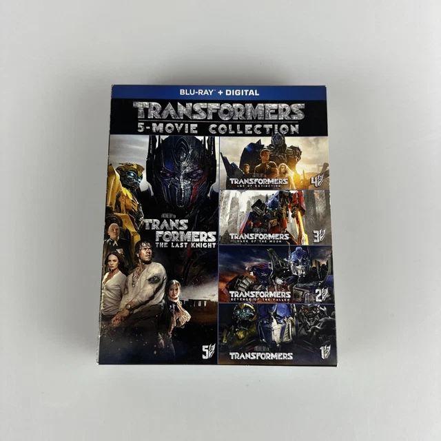 TRANSFORMERS 5MOVIE COLLECTION (Bluray, 6 Discs) Shia LaBeouf, Mark