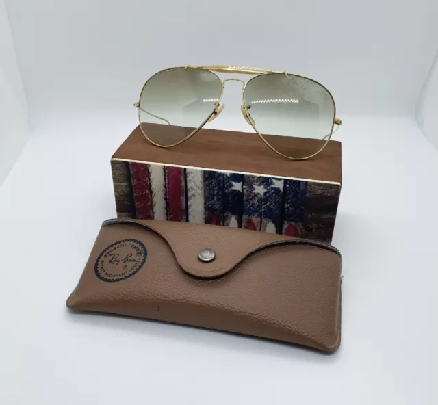 °Vintage Sunglasses Ray-ban B&L Aviator Outdoorsman Arista Gradient lenses 70's