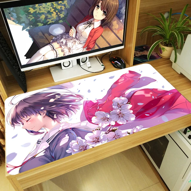 SAEKANO MEGUMI KATOU Anime Girl Large Mouse Pad Mat Gaming Playmat