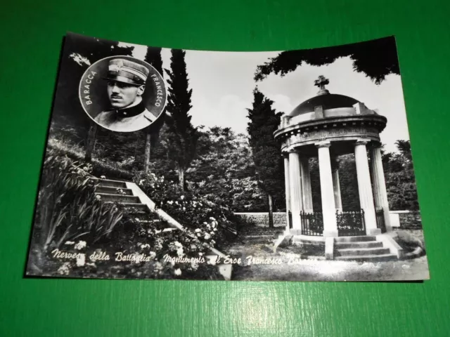 Cartolina Nervesa della Battaglia - Monumento a Francesco Baracca 1955 ca